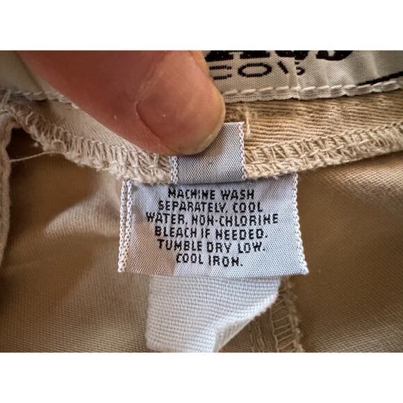 Vtg Marithe Francois Girbaud Women’s Pleated Chino Pants Barrel Leg W30 1980s - Picture 7 of 14